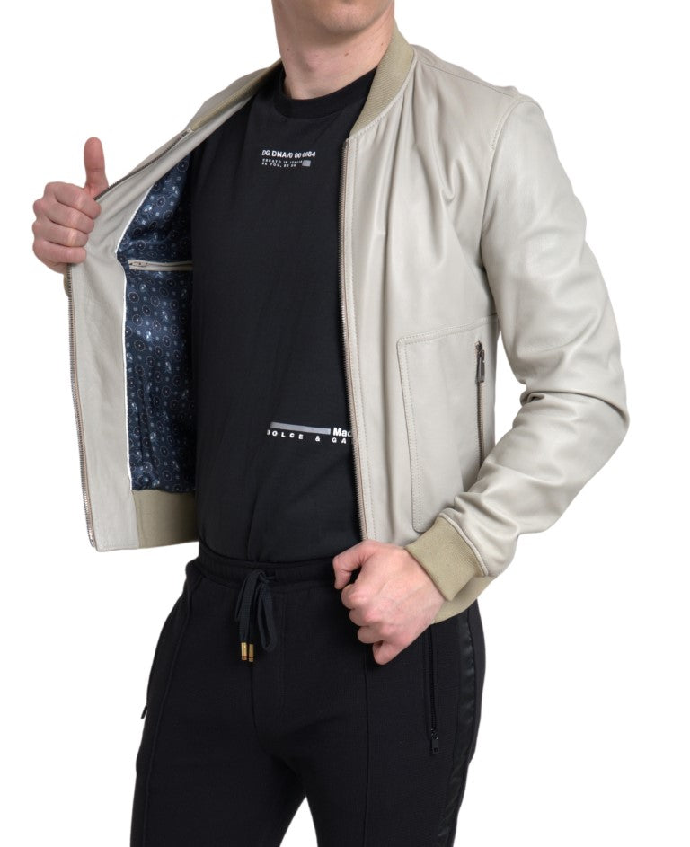 Dolce & Gabbana White Bomber for Men additional view