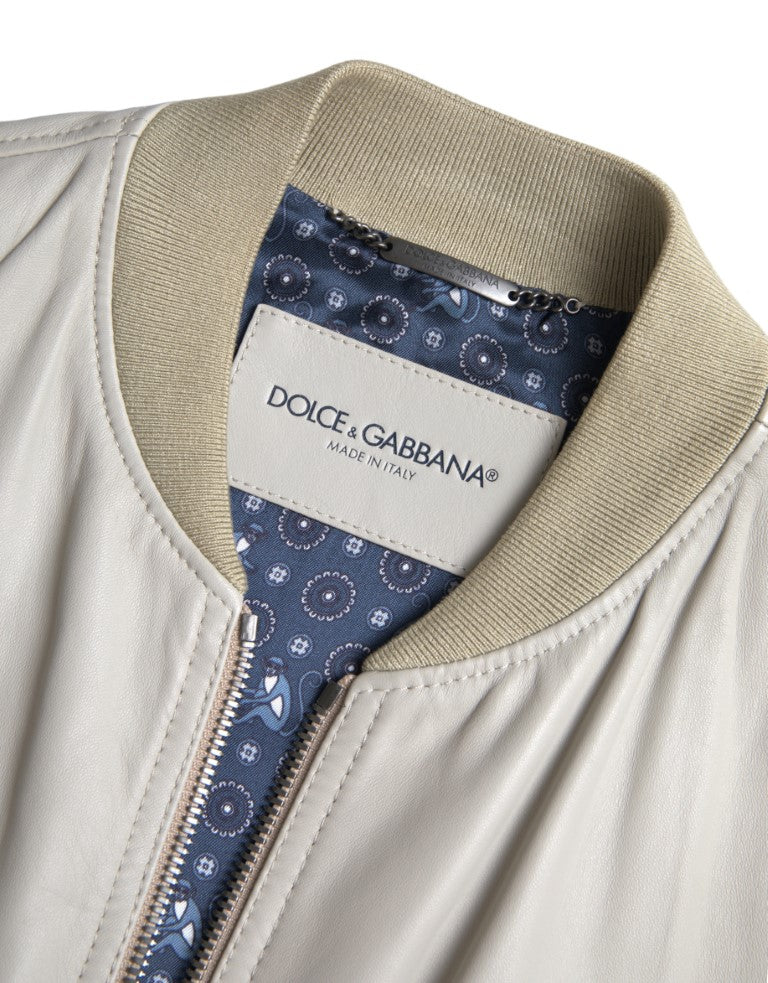 Dolce & Gabbana White Bomber for Men additional view