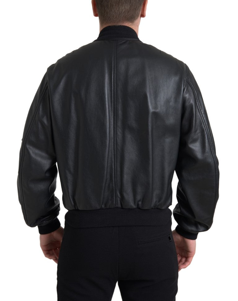Dolce & Gabbana Black Bomber for Men additional view