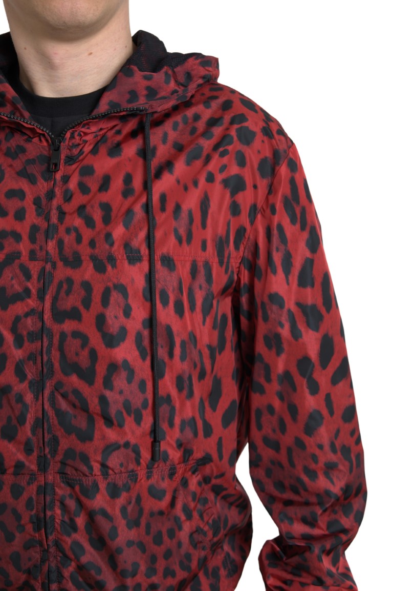 Dolce & Gabbana Red Bomber for Men side view