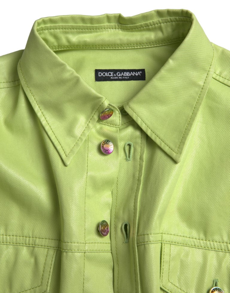Dolce & Gabbana Green Denim for Men alternate view