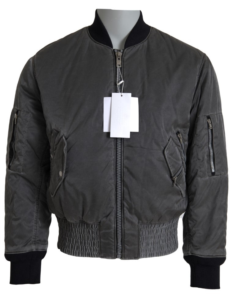 MM6 Maison Margiela Grey Bomber for Men