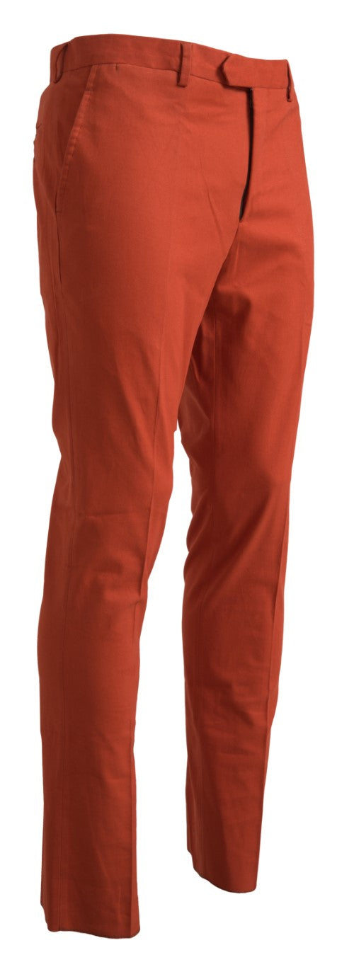 BENCIVENGA Orange Dress Pants for Men alternate view