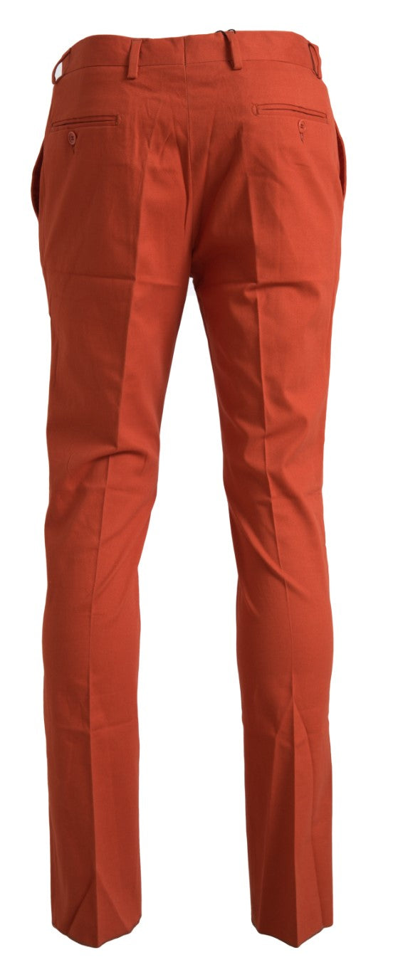BENCIVENGA Orange Dress Pants for Men detail view