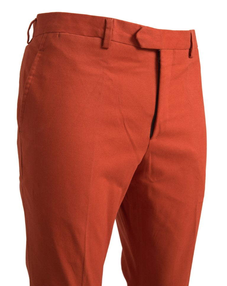 BENCIVENGA Orange Dress Pants for Men side view