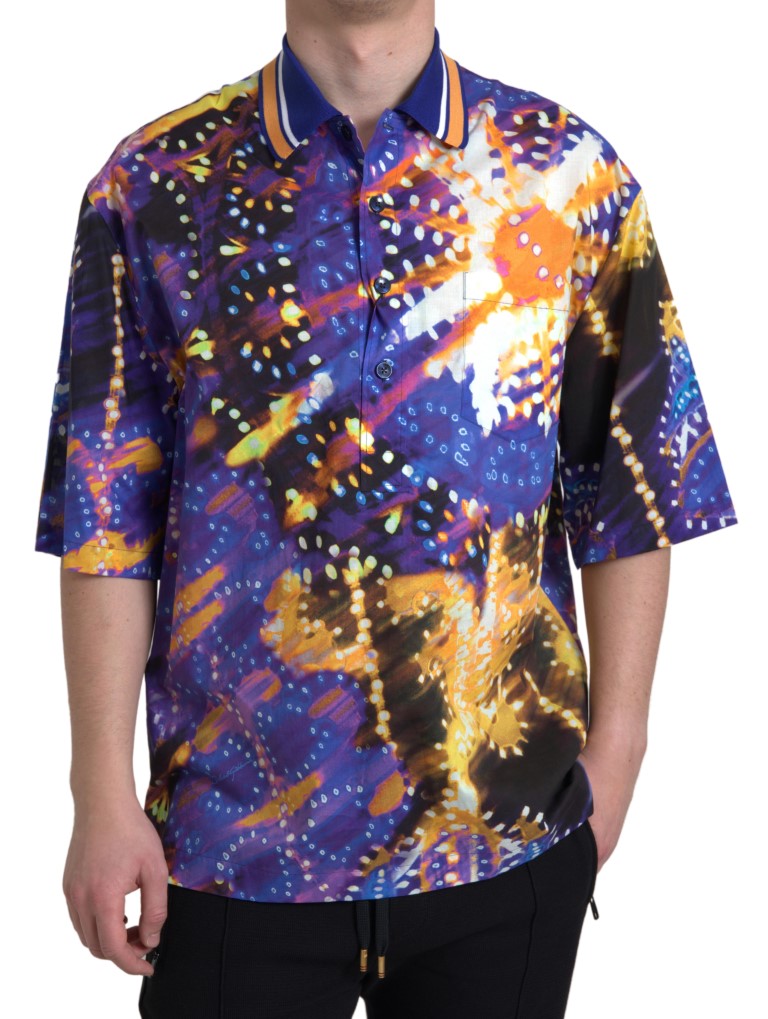 Dolce & Gabbana Multicolor Polo Shirt for Men
