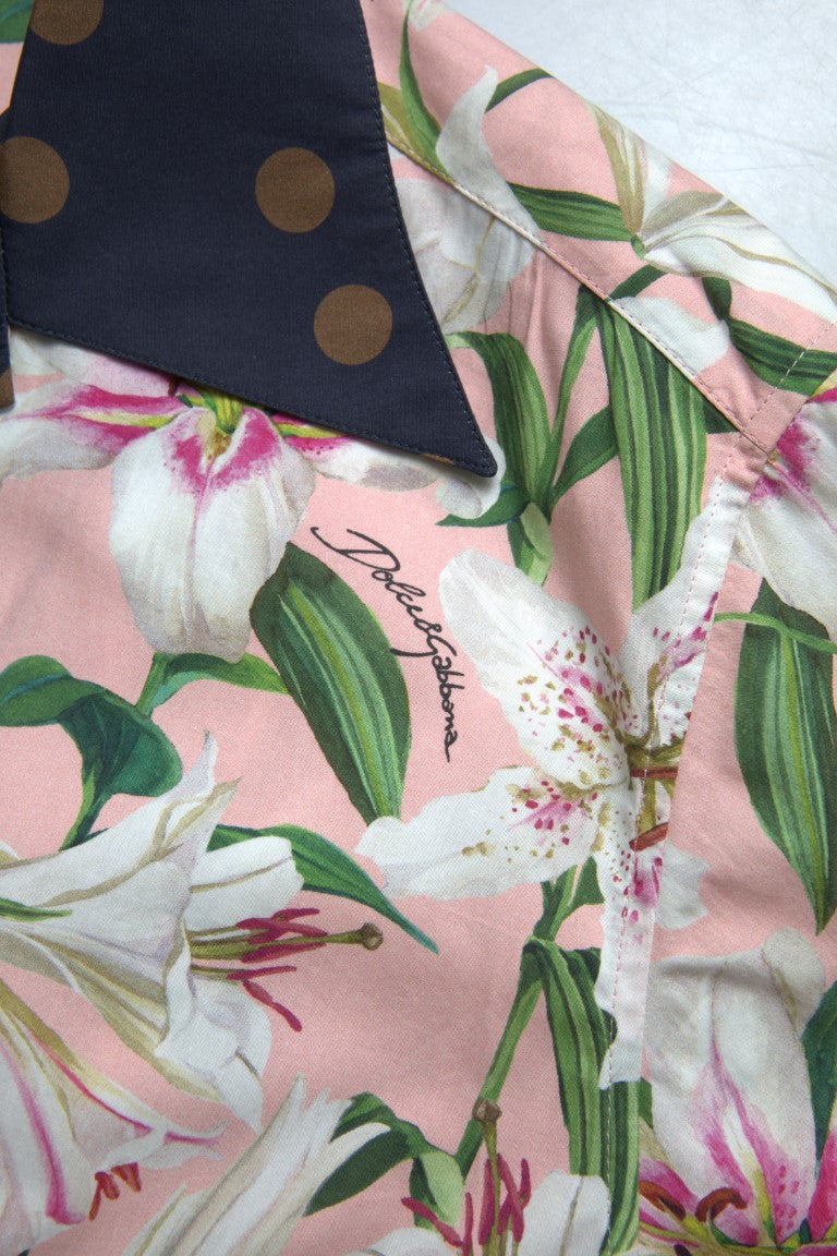 Dolce & Gabbana Pink Shirt for Men side view