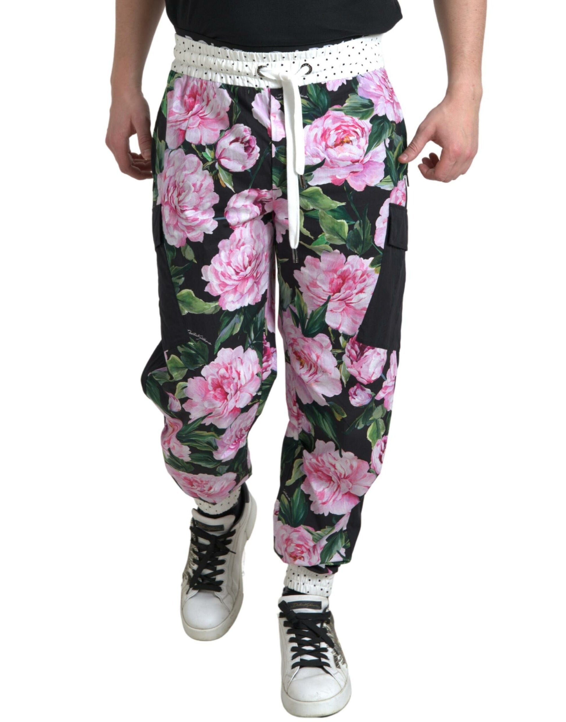 Dolce & Gabbana Multicolor Athletic Pants for Men detail view
