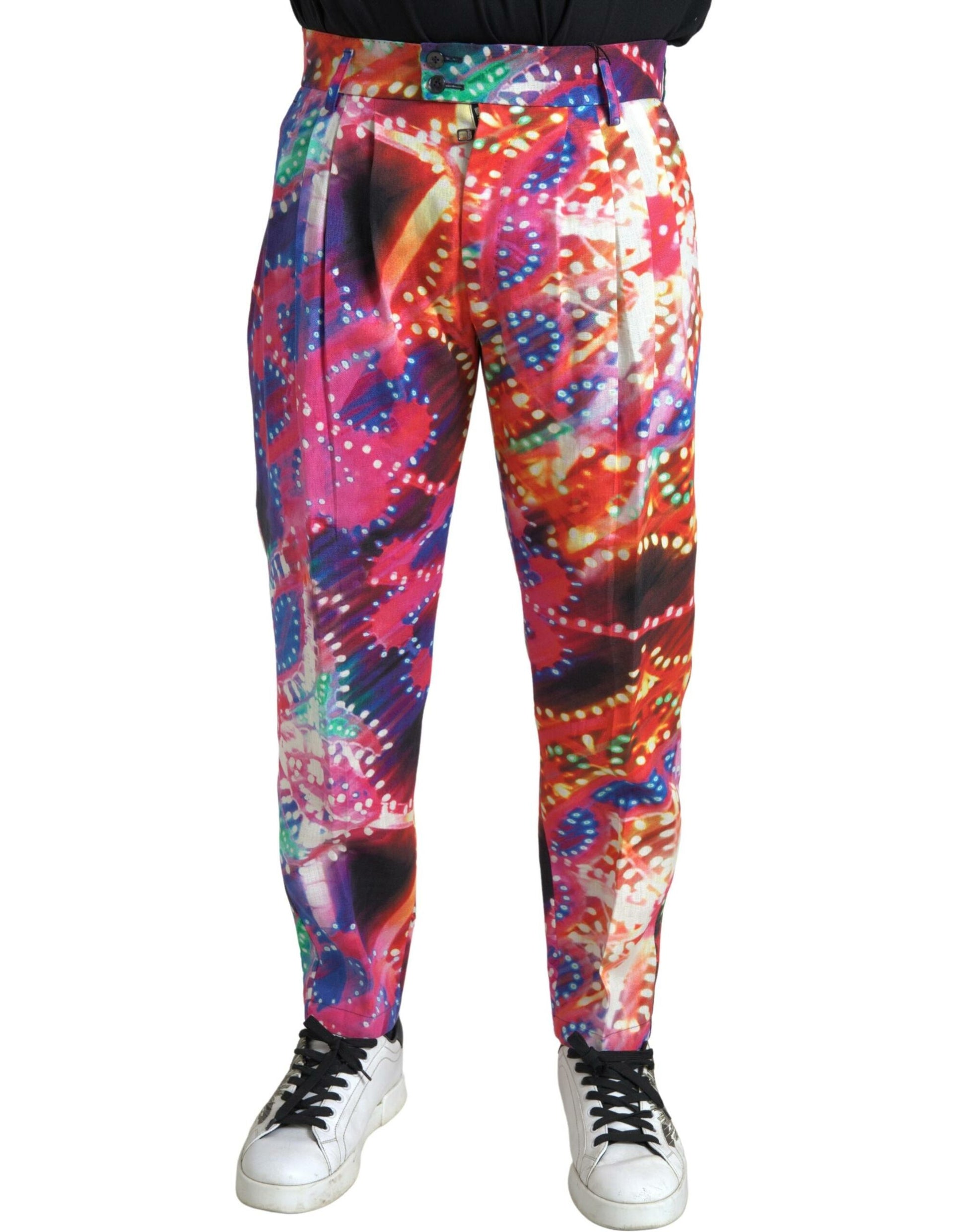 Dolce & Gabbana Multicolor Chino Pants for Men