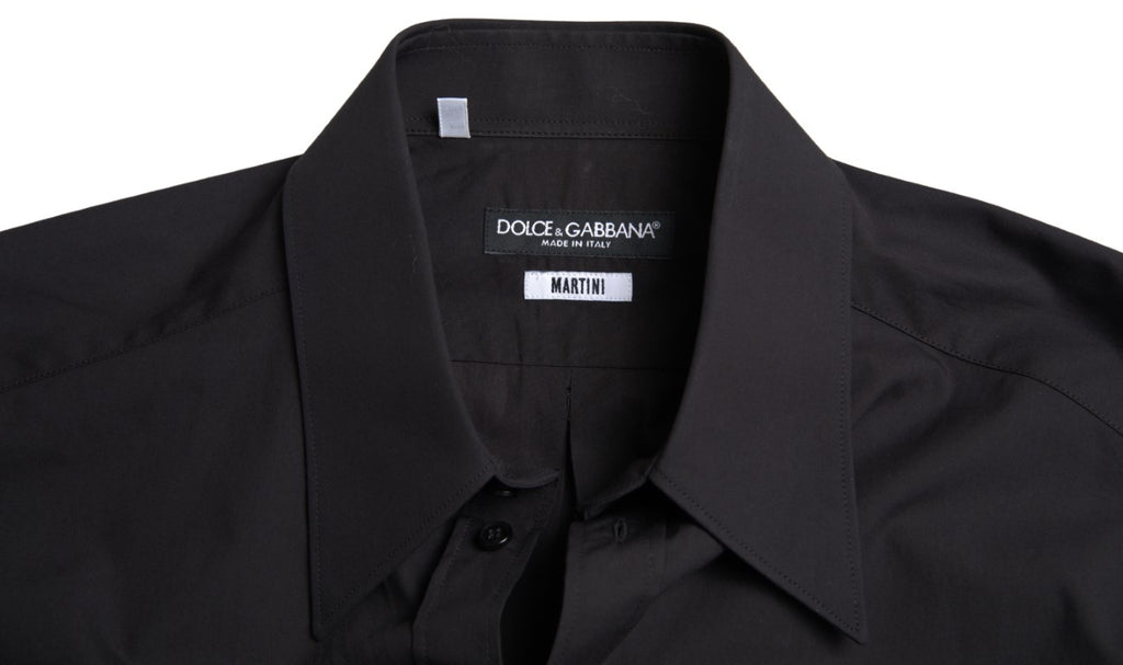 Dolce & Gabbana Black Dress Shirt for Men detail view