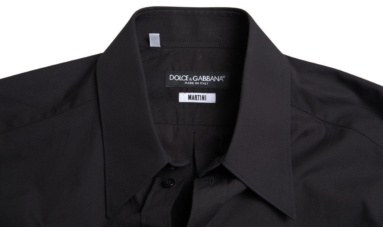 Dolce & Gabbana Black Dress Shirt for Men detail view