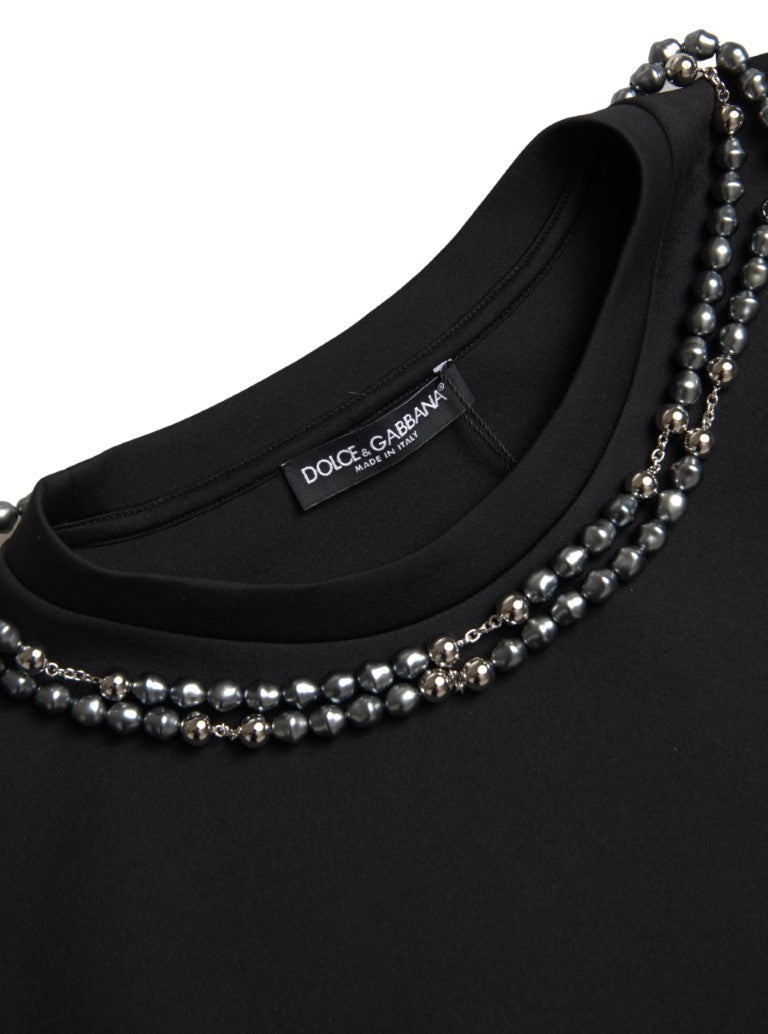 Dolce & Gabbana Black T-Shirt for Men detail view
