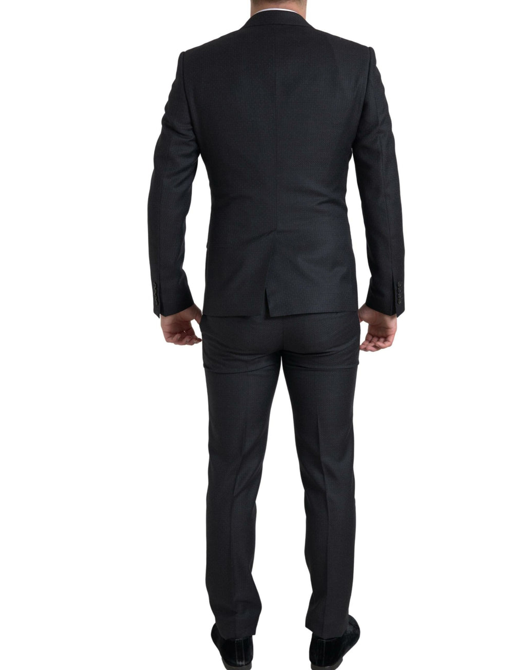 Costume MARTINI 3 pièces noir Dolce & Gabbana à simple boutonnage