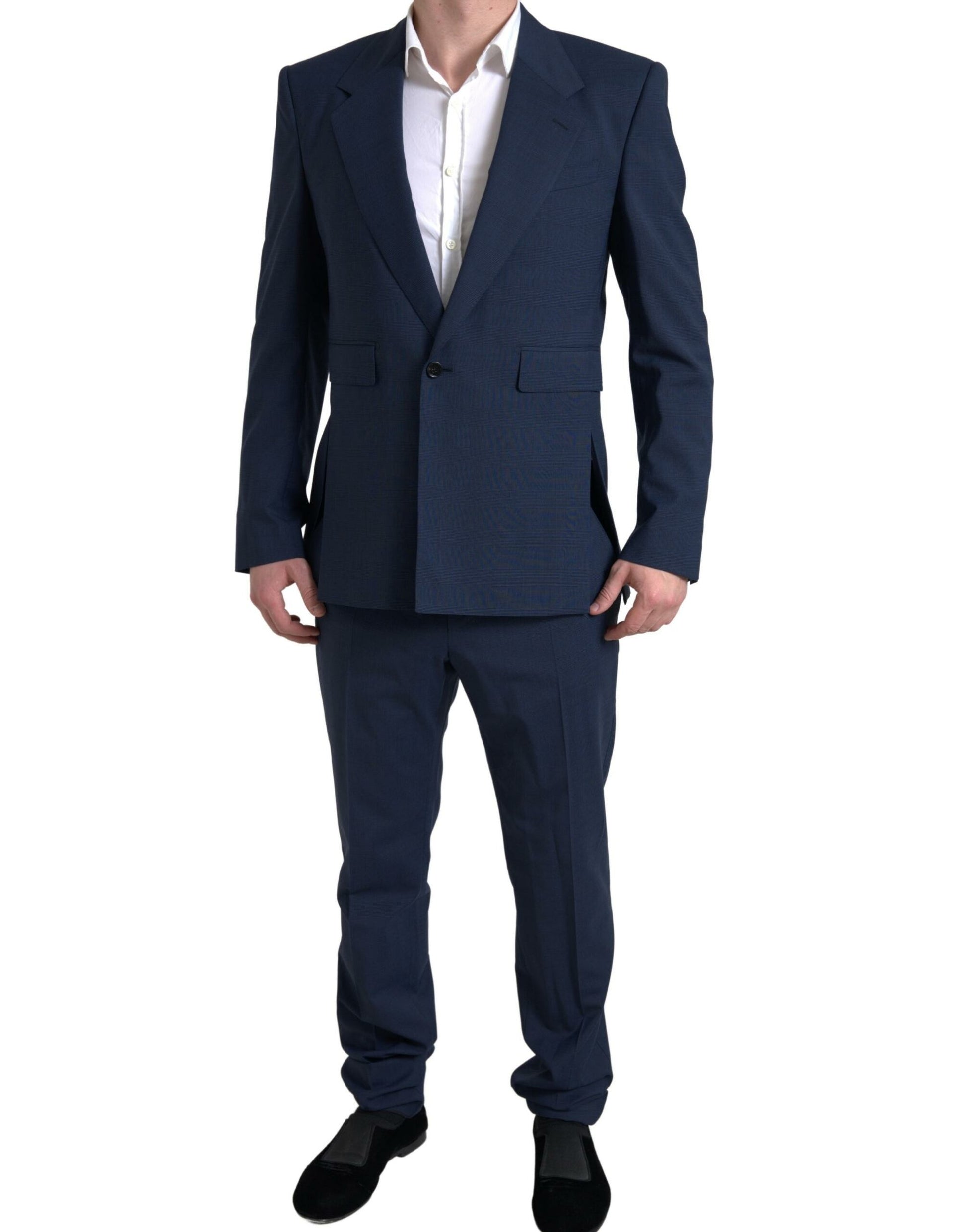 Costume SICILIA deux pièces, simple boutonnage, bleu Dolce & Gabbana