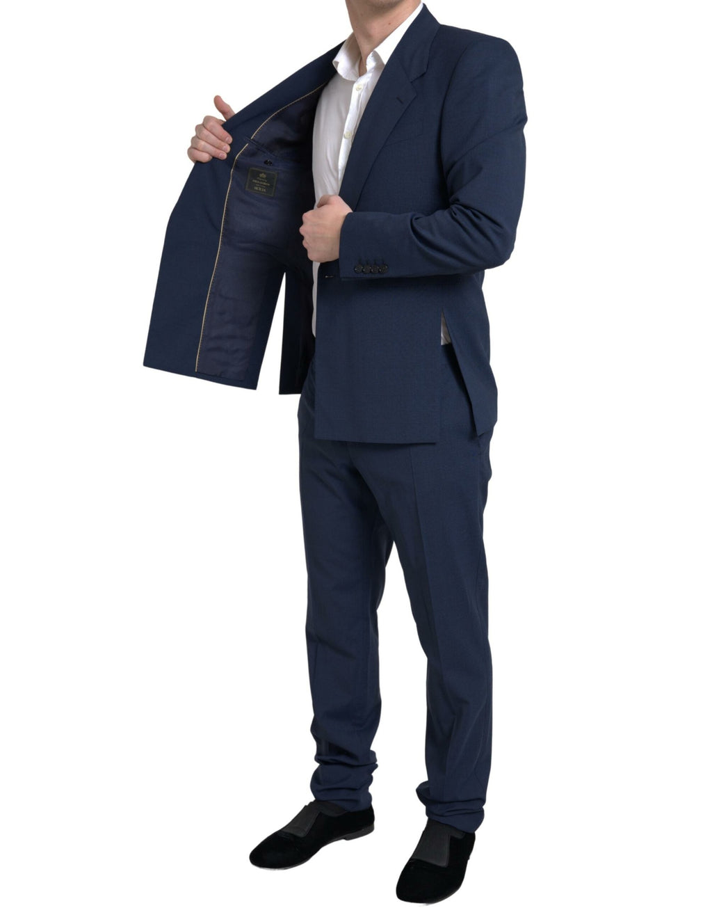 Costume SICILIA deux pièces, simple boutonnage, bleu Dolce & Gabbana