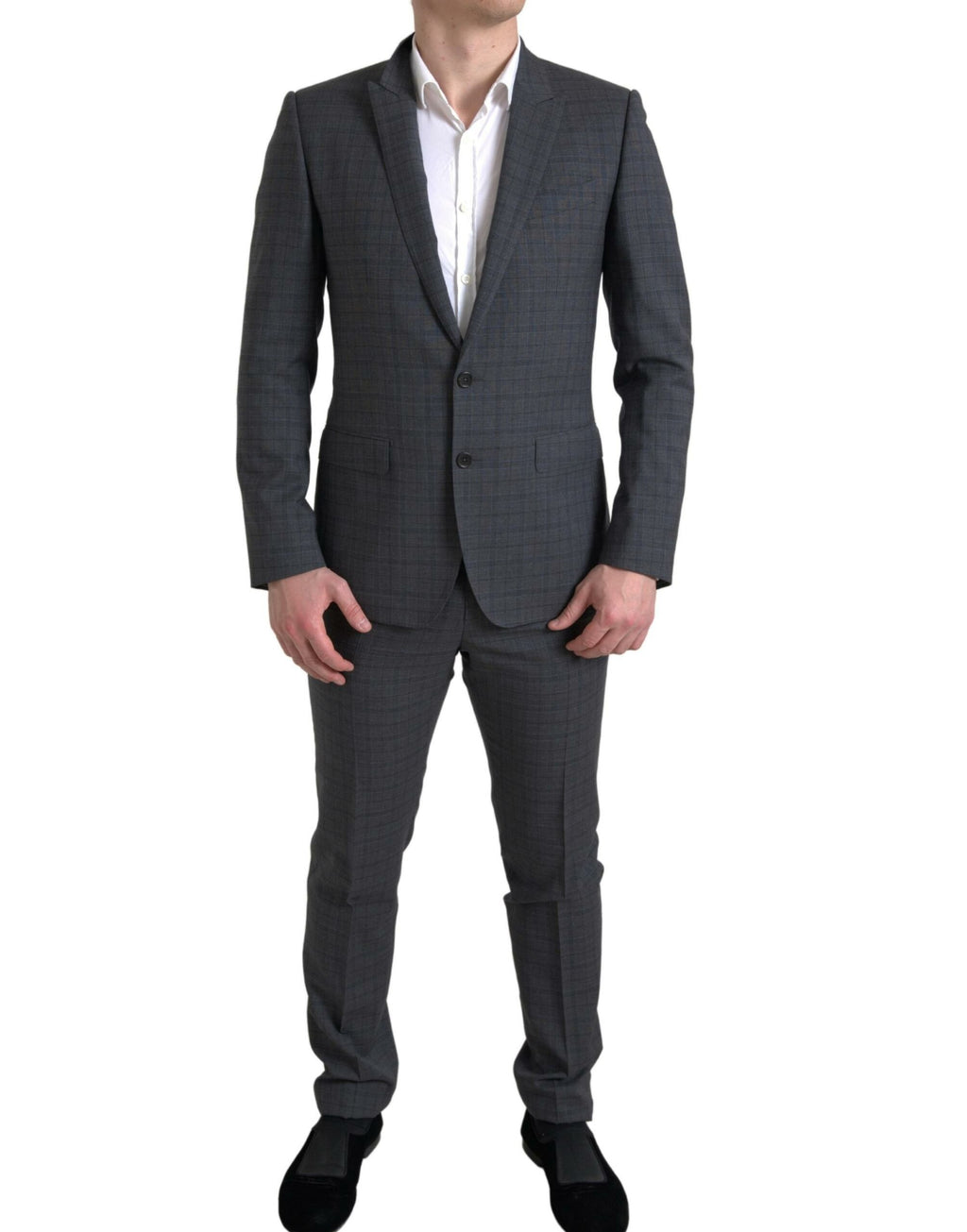Dolce & Gabbana Grey Two Piece Suits for Men