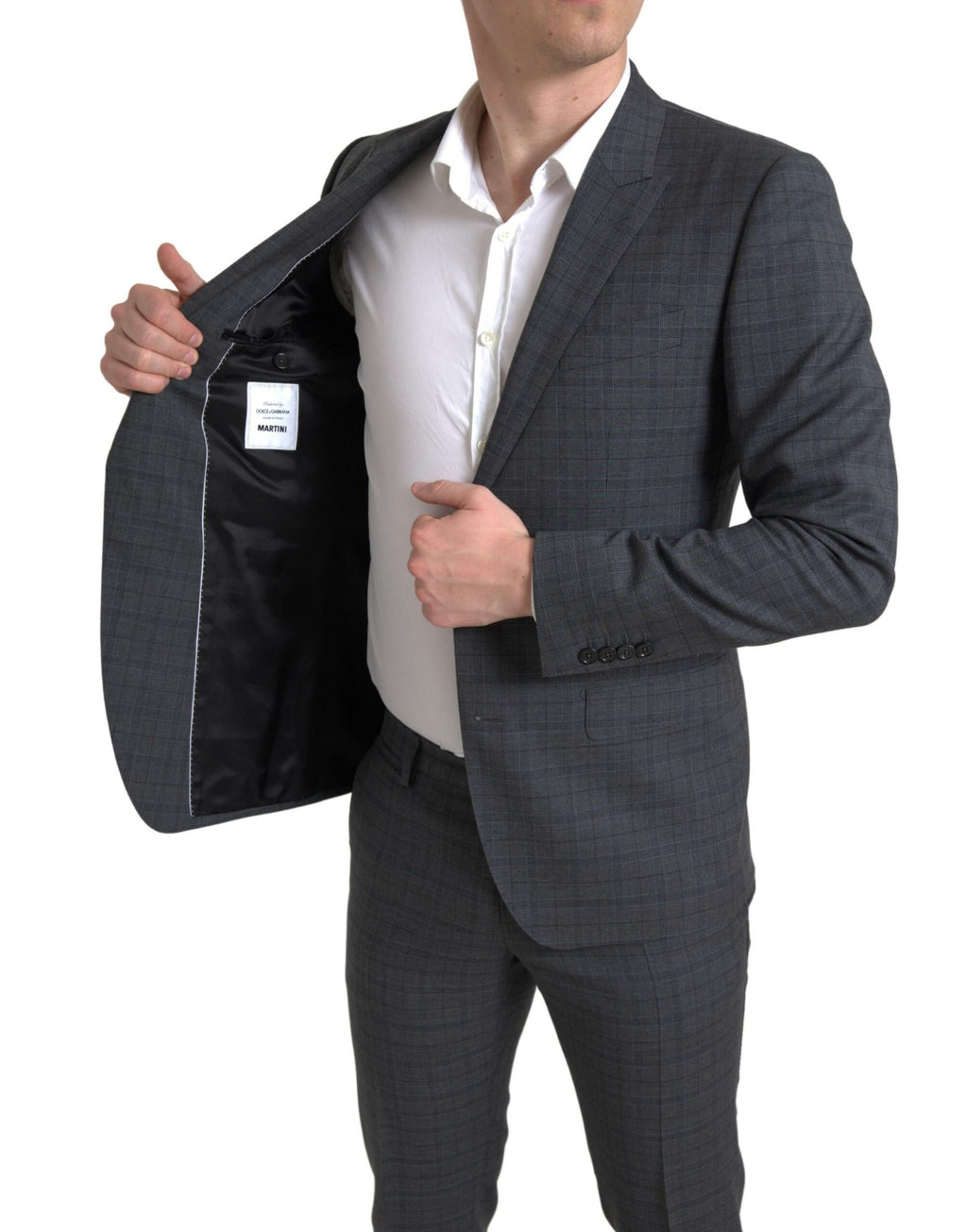 Dolce & Gabbana Grey Two Piece Suits for Men additional view