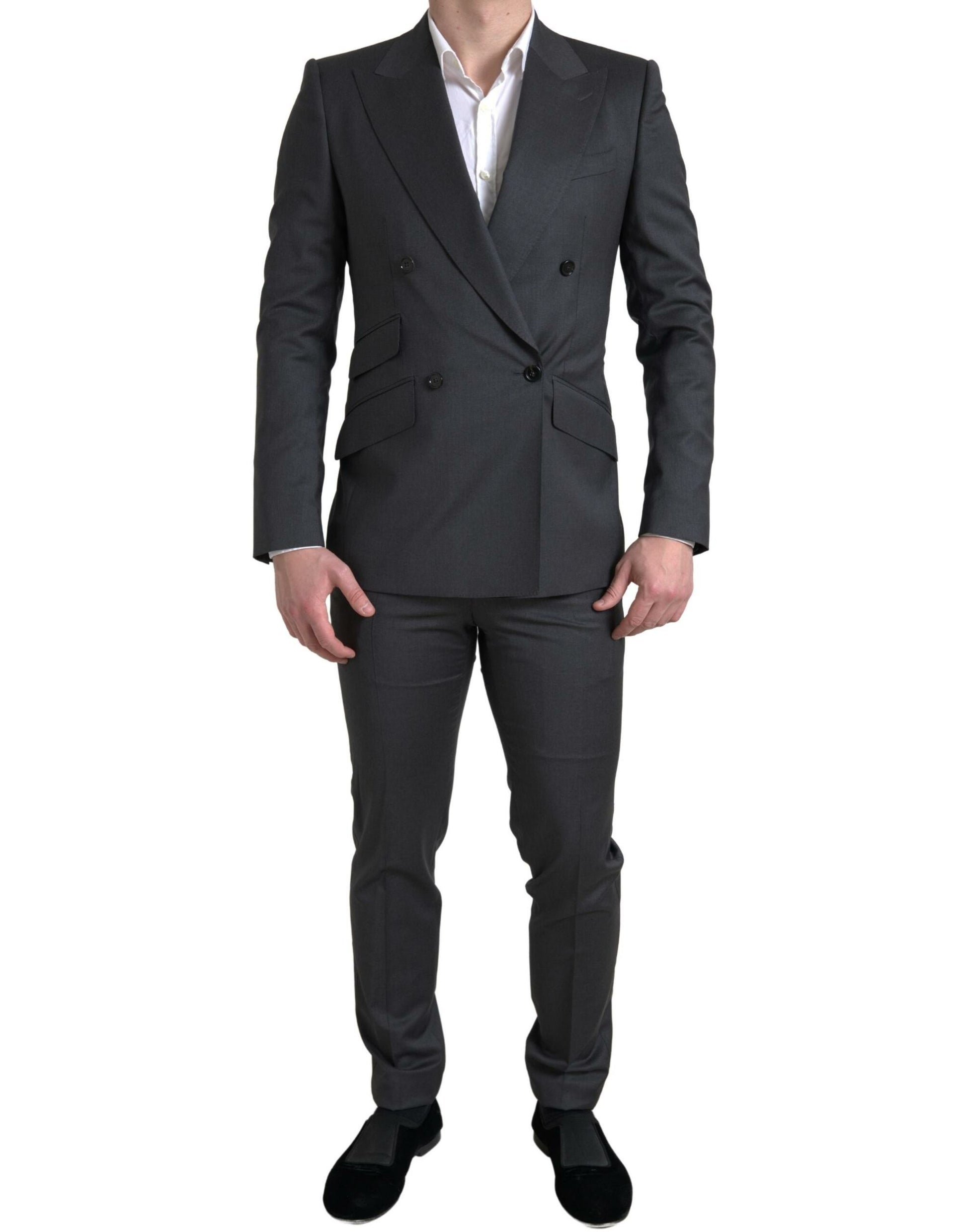 Dolce & Gabbana Grey Two Piece Suits for Men