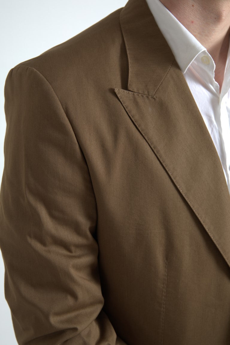 Dolce & Gabbana Brown Two Piece Suits for Men detail view