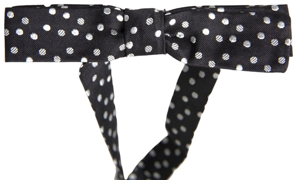 Dolce & Gabbana Black Bowties for Men detail view