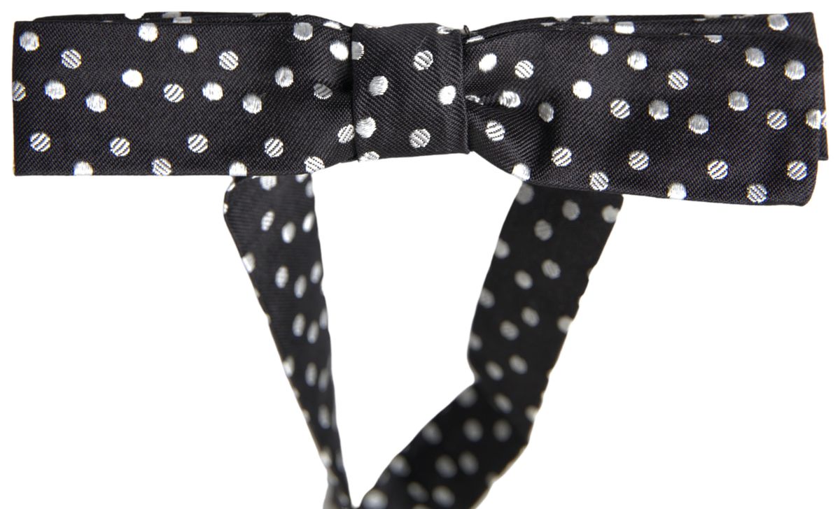 Dolce & Gabbana Black Bowties for Men detail view