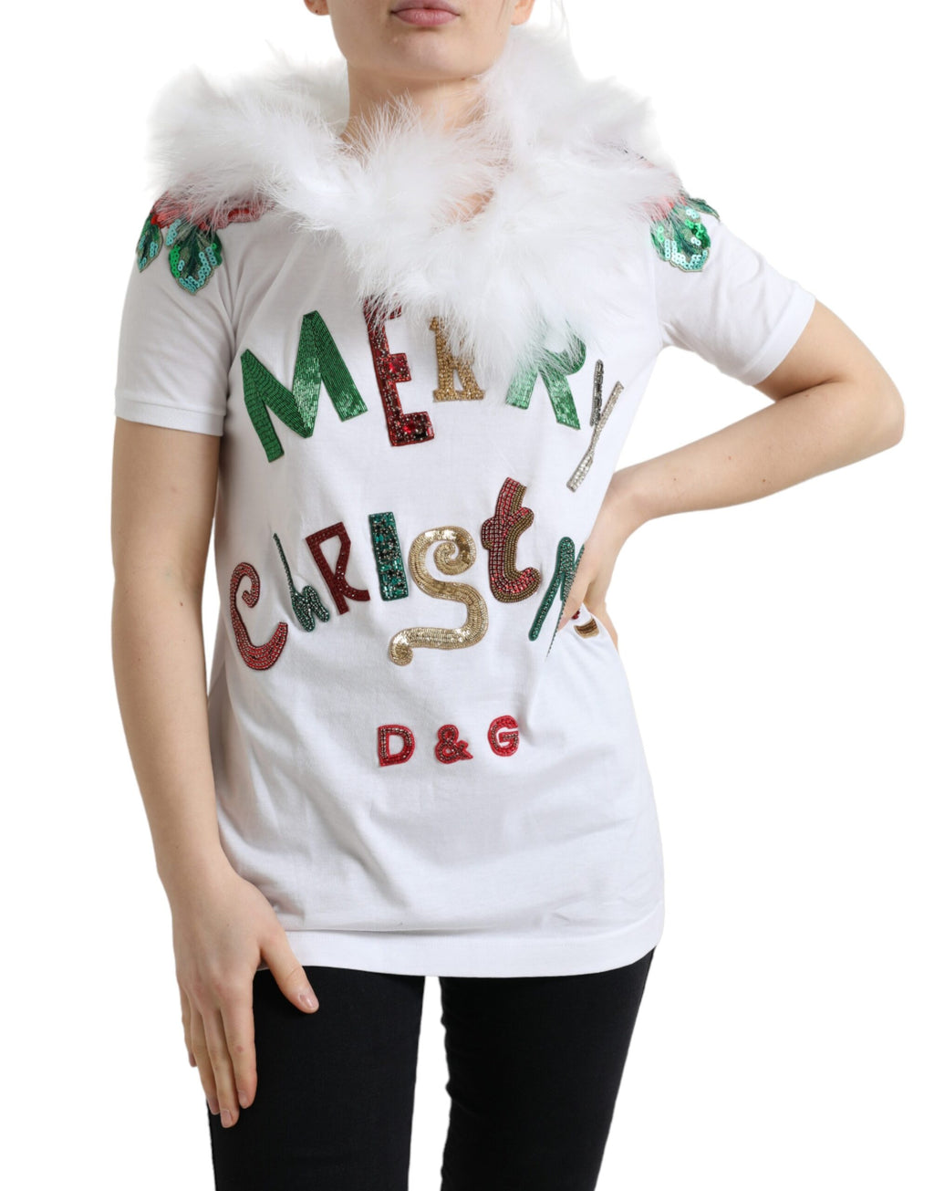 Dolce & Gabbana White T-Shirt for Women