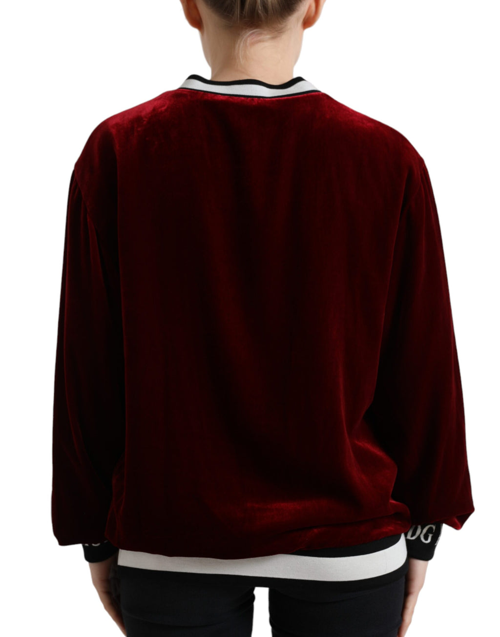 Dolce & Gabbana Red Sweatshirt for Women detail view