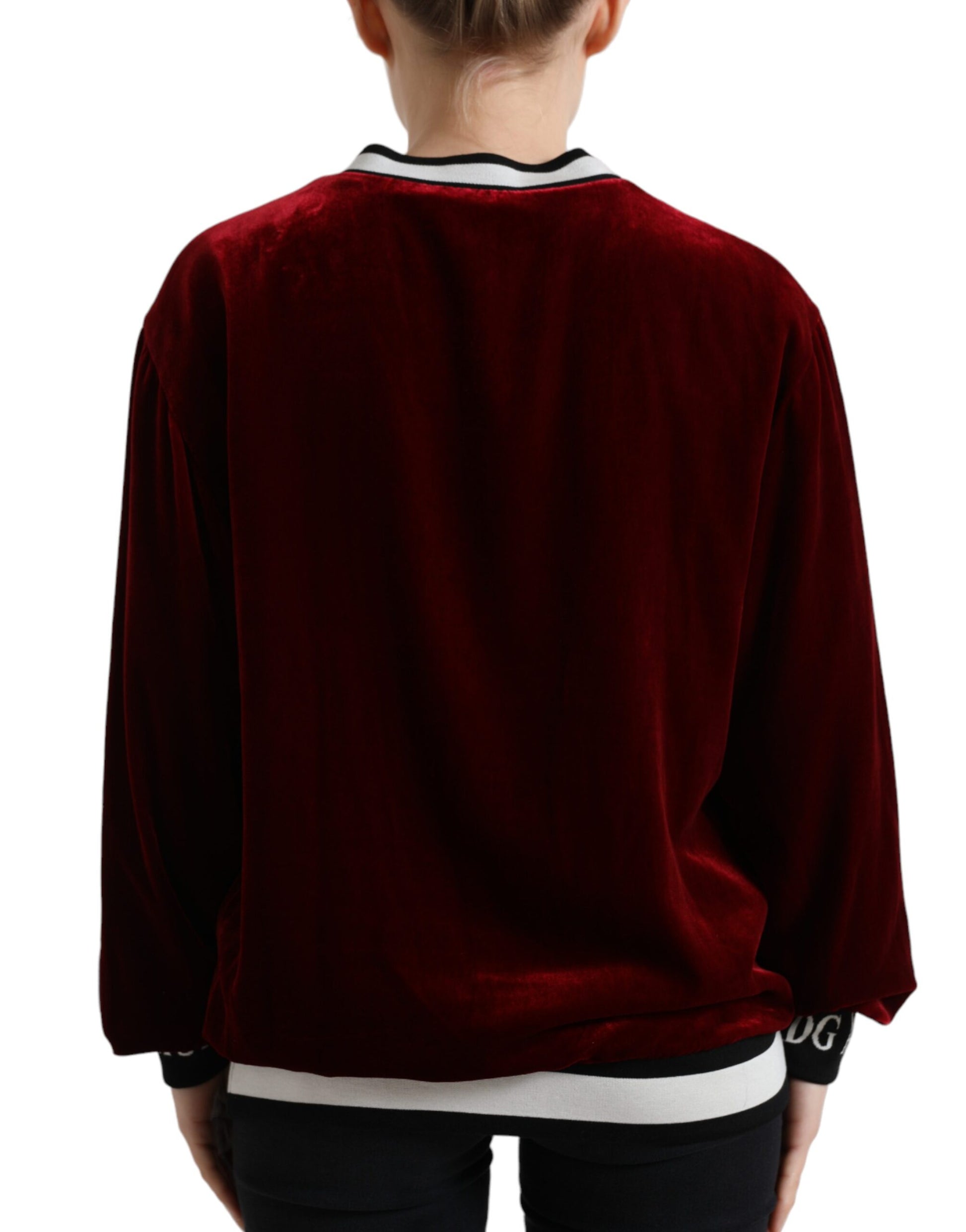 Dolce & Gabbana Red Sweatshirt for Women detail view