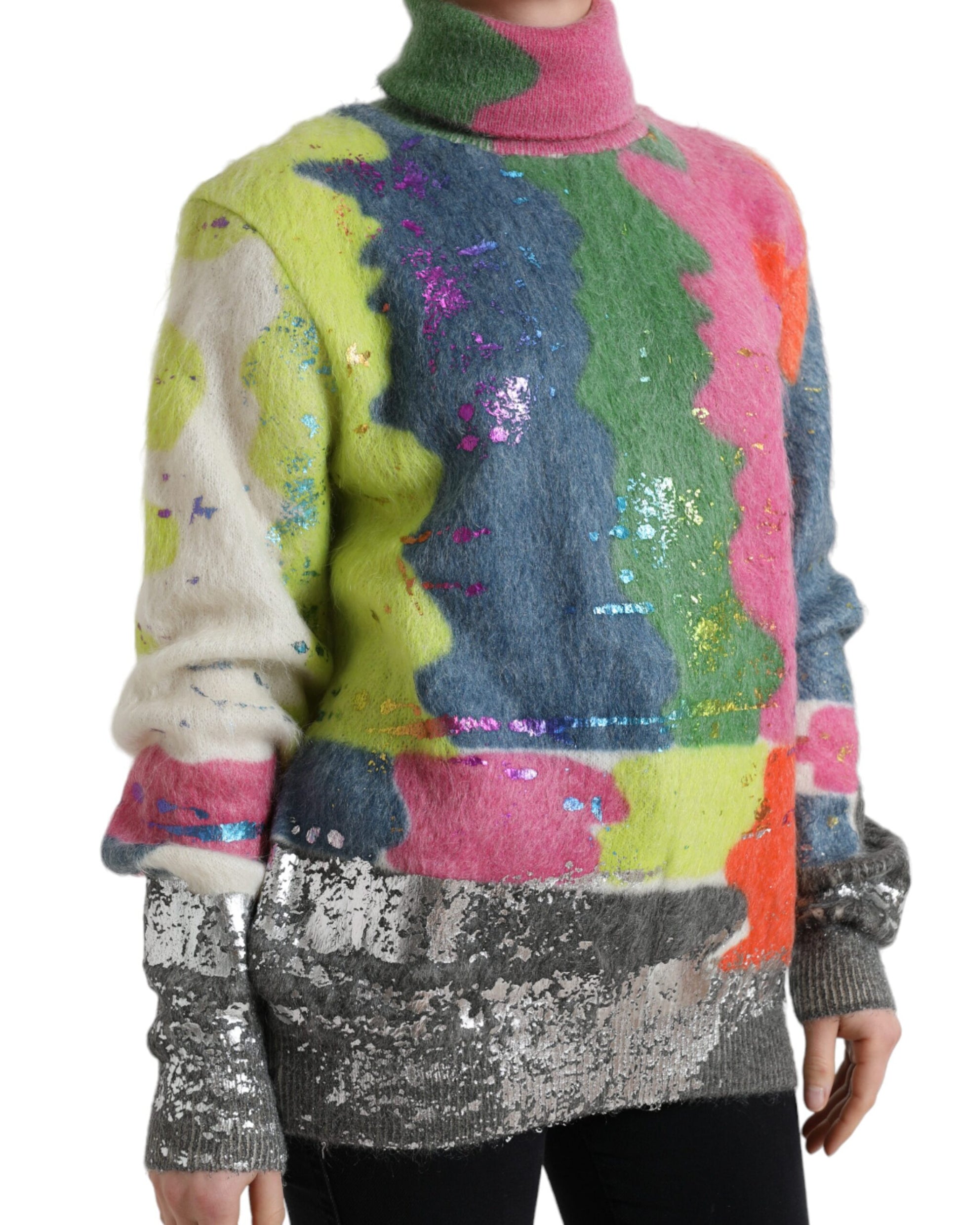 Dolce & Gabbana Multicolor Turtleneck for Women alternate view
