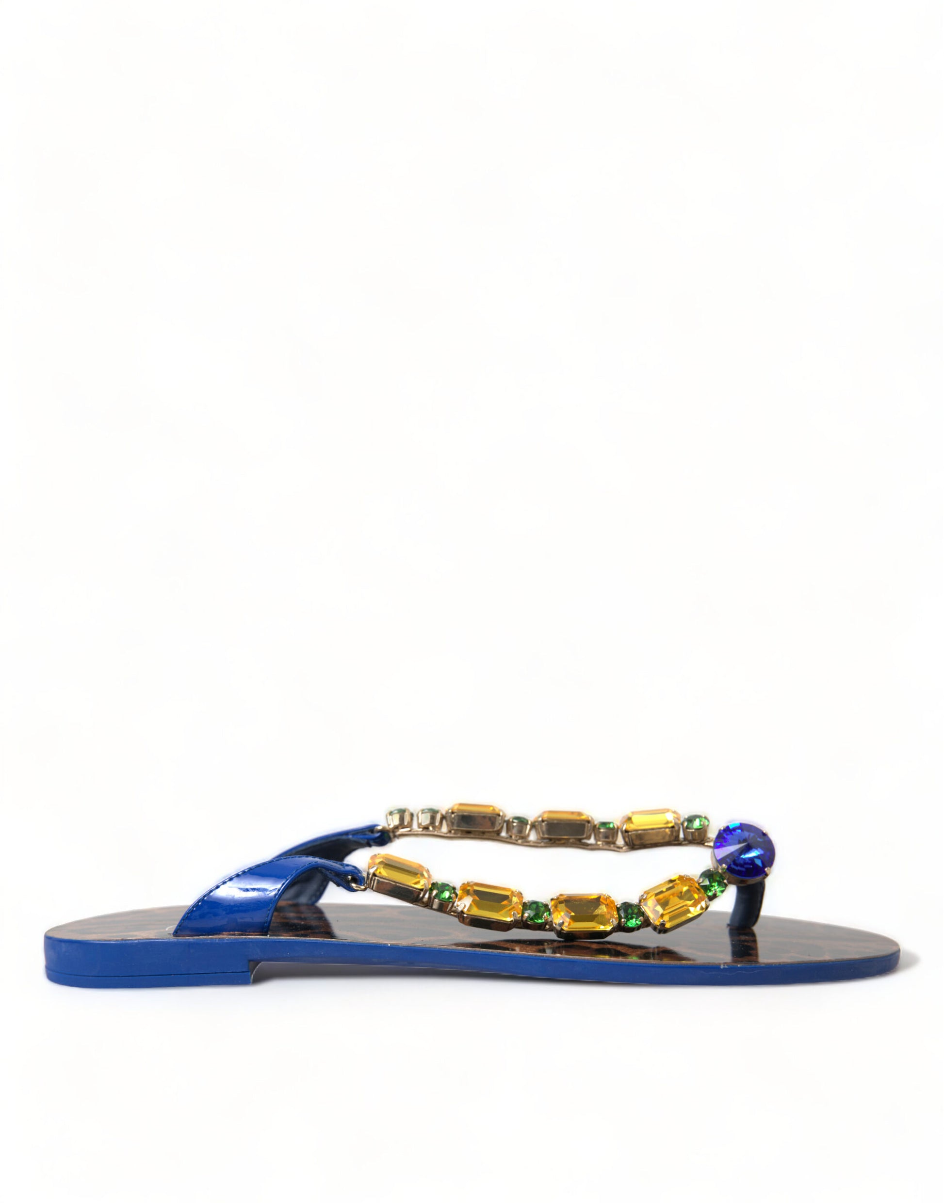 Dolce & Gabbana Blue Slides for Women