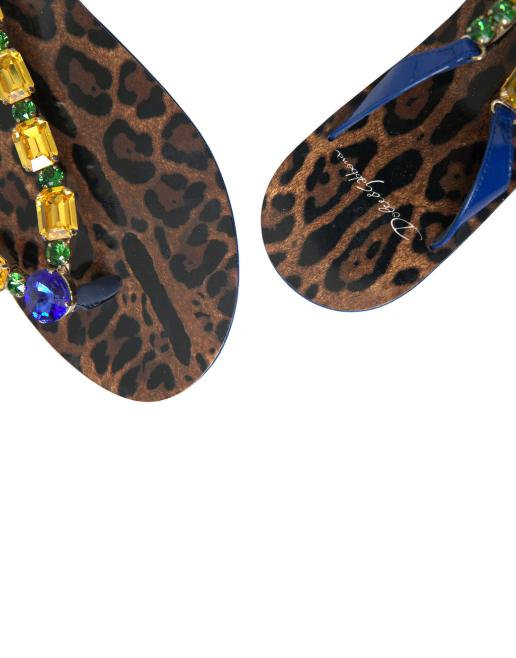 Dolce & Gabbana Blue Slides for Women additional view