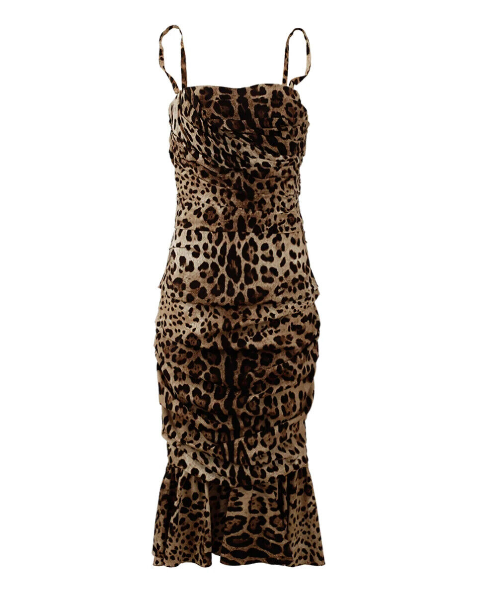 Dolce & Gabbana Brown Midi Dress for Women