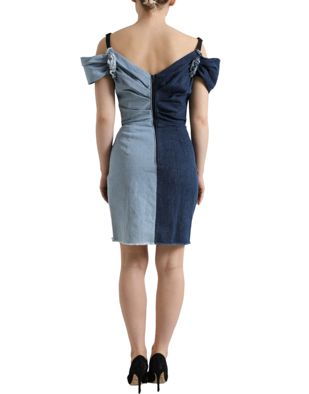 Dolce & Gabbana Blue Short for Women side view