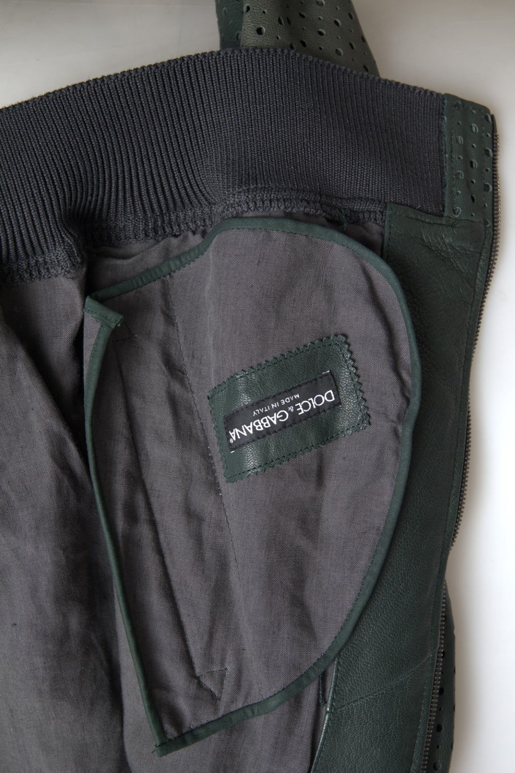 Dolce & Gabbana Green Bomber for Men side view
