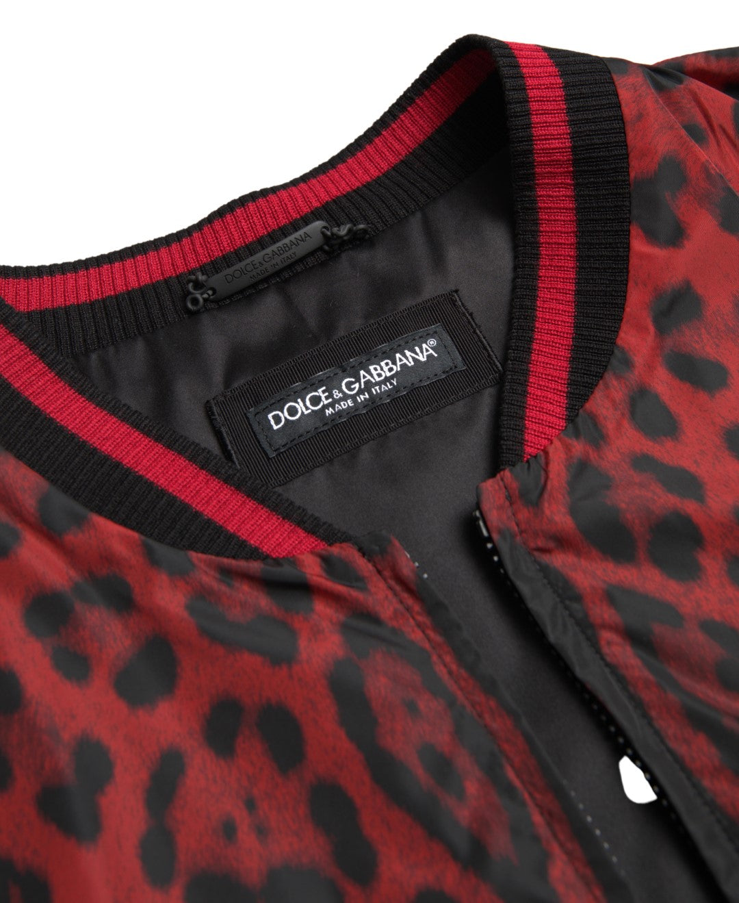 Dolce & Gabbana Red Bomber for Men detail view