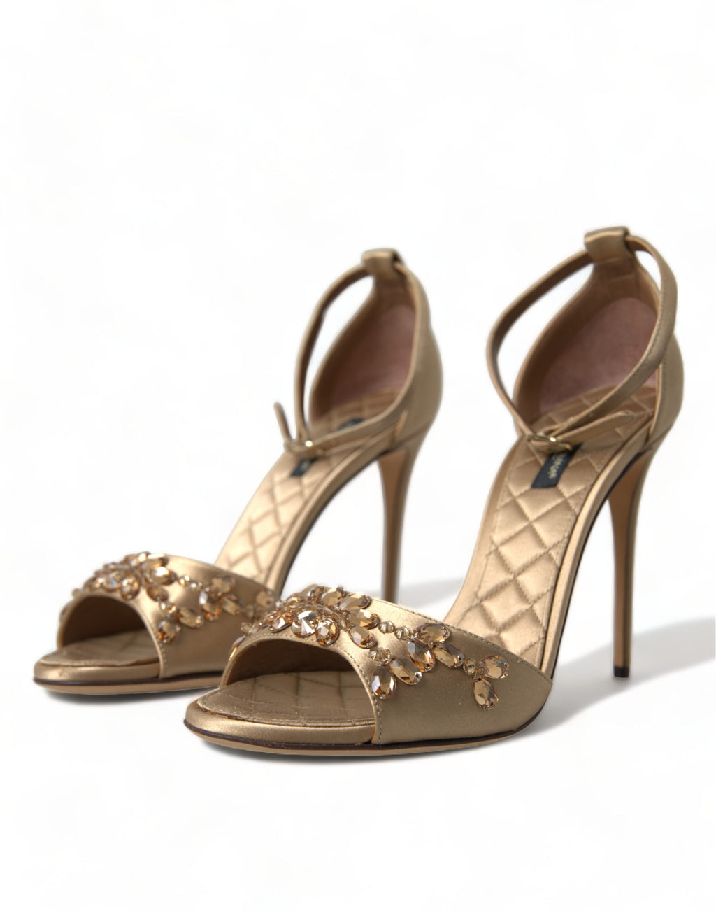 Dolce & Gabbana Gold Stiletto Heels for Women detail view