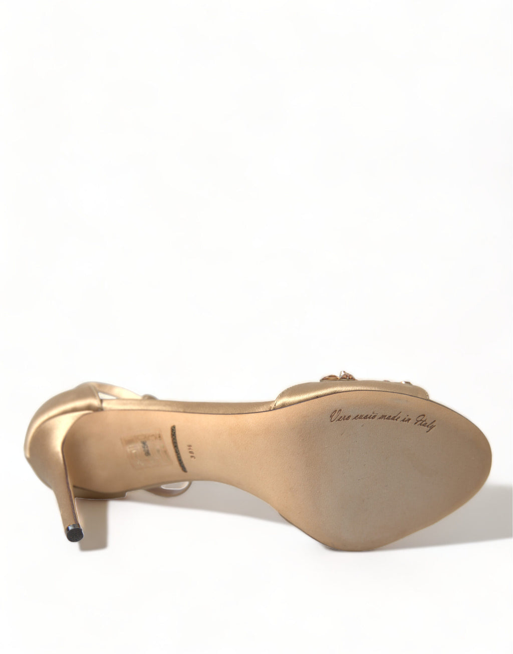 Dolce & Gabbana Gold Stiletto Heels for Women additional view