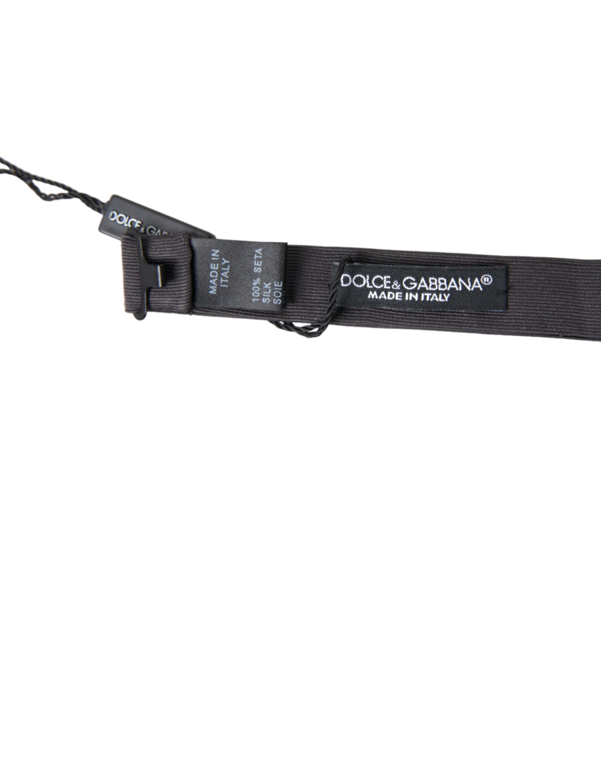 Dolce & Gabbana Grey Bowties for Men detail view