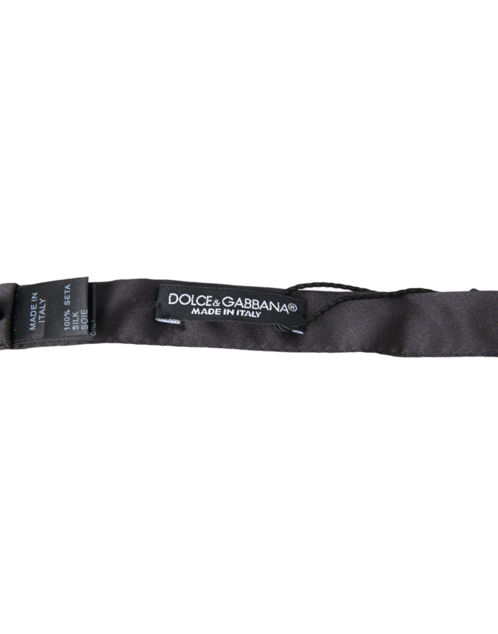 Dolce & Gabbana Grey Bowties for Men detail view