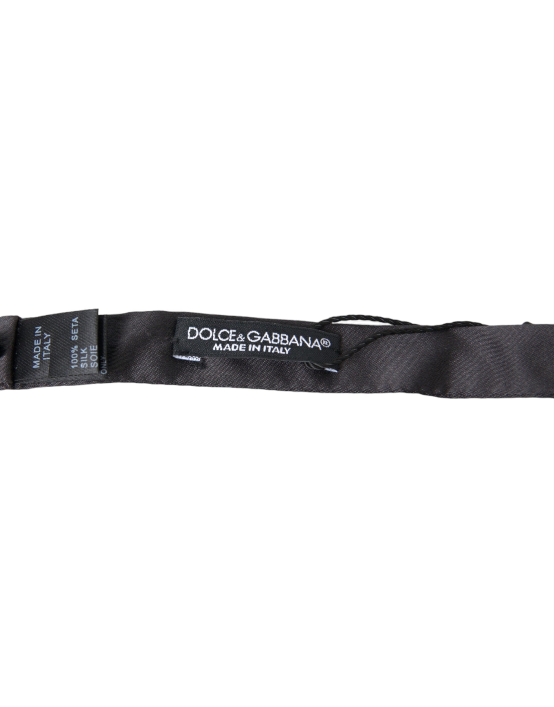 Dolce & Gabbana Grey Bowties for Men detail view