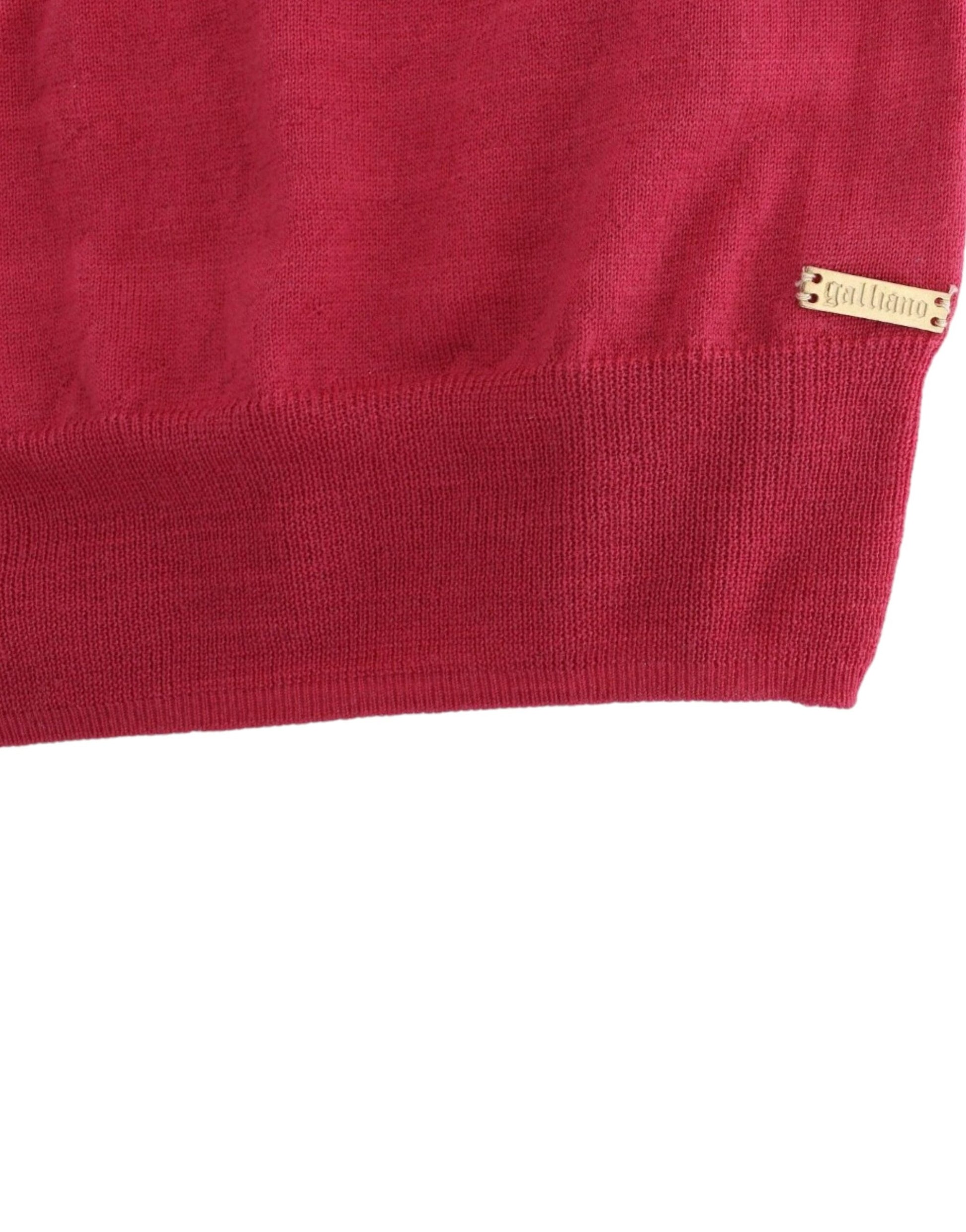 John Galliano Pink Sleeveless T-Shirt for Women additional view