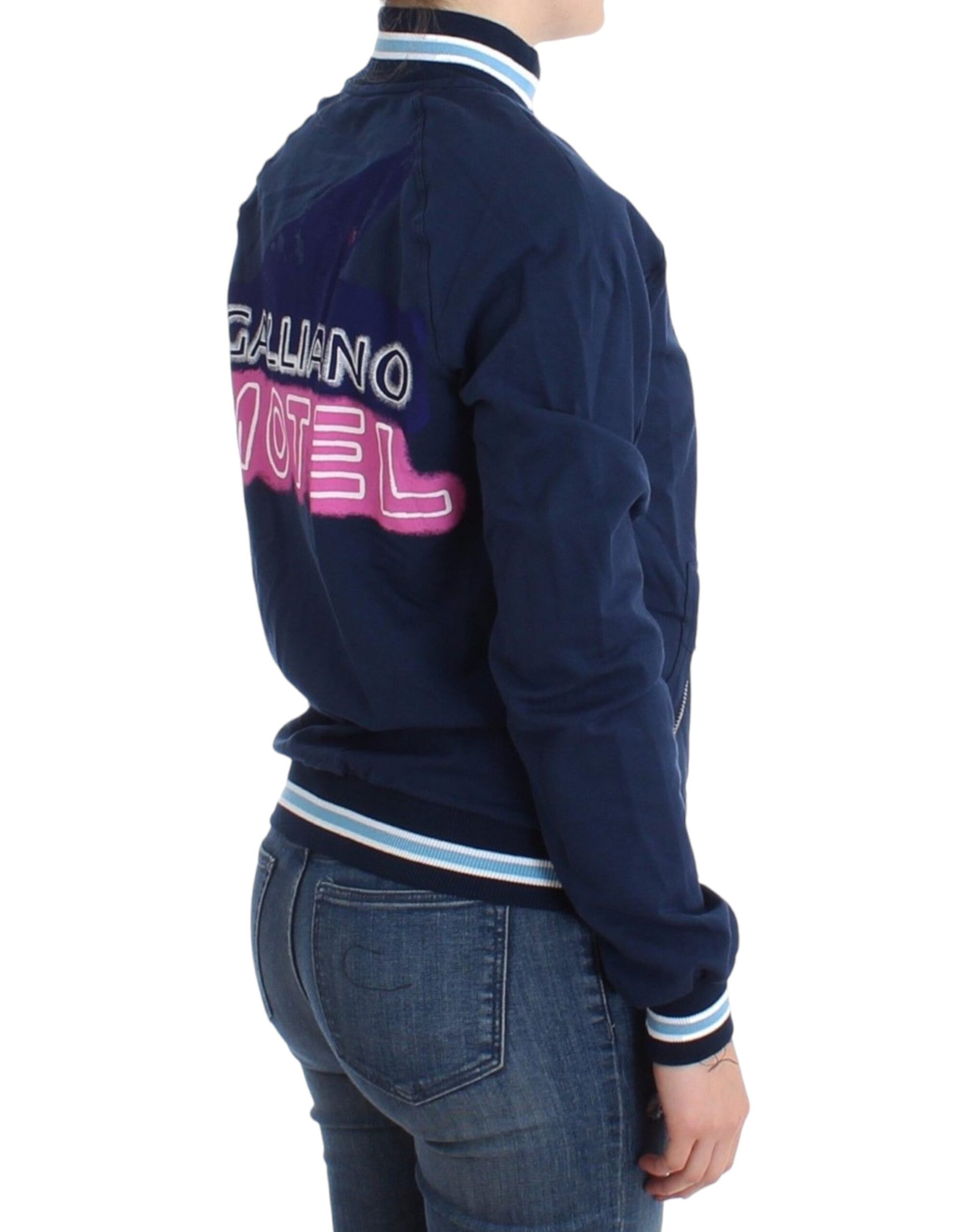 John Galliano Blue Cardigan for Women side view