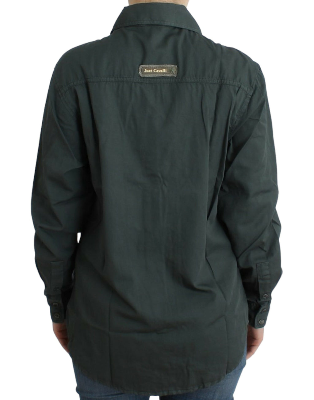 Chemise boutonnée Cavalli grise