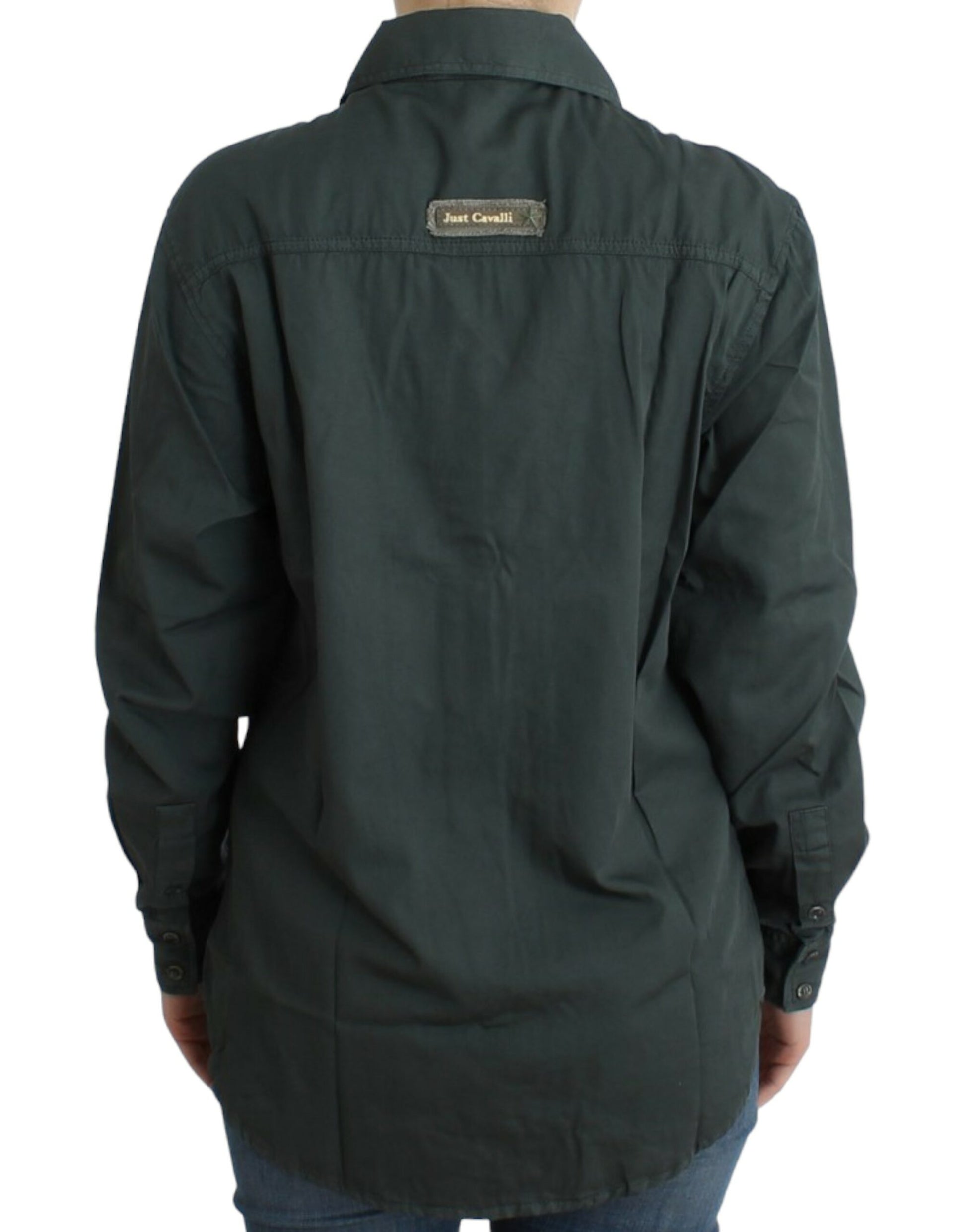 Chemise boutonnée Cavalli grise