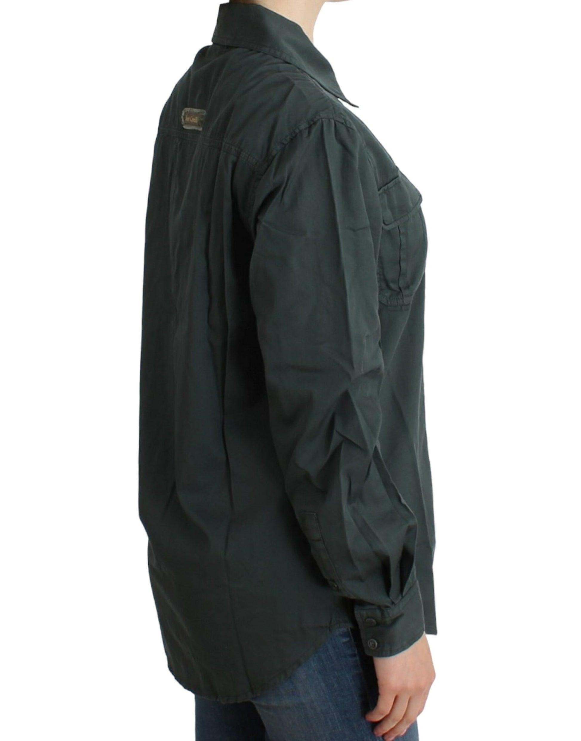 Chemise boutonnée Cavalli grise