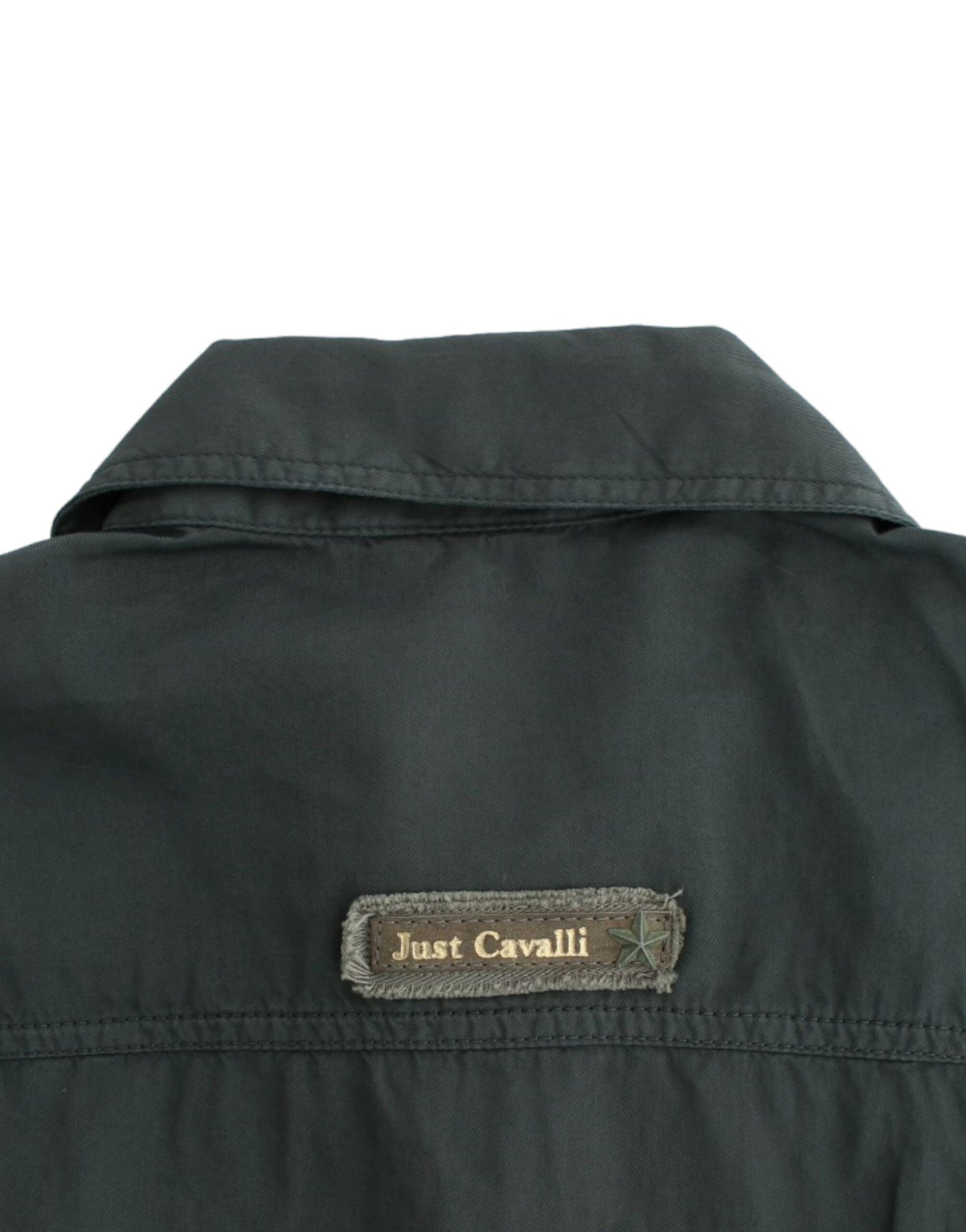 Chemise boutonnée Cavalli grise