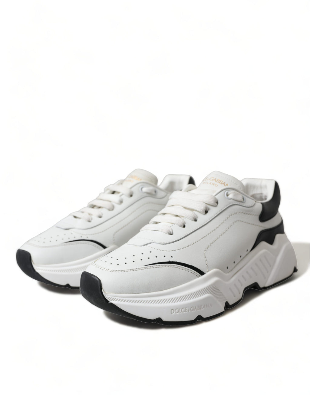 Chaussures Dolce & Gabbana Daymaster basses blanches et noires