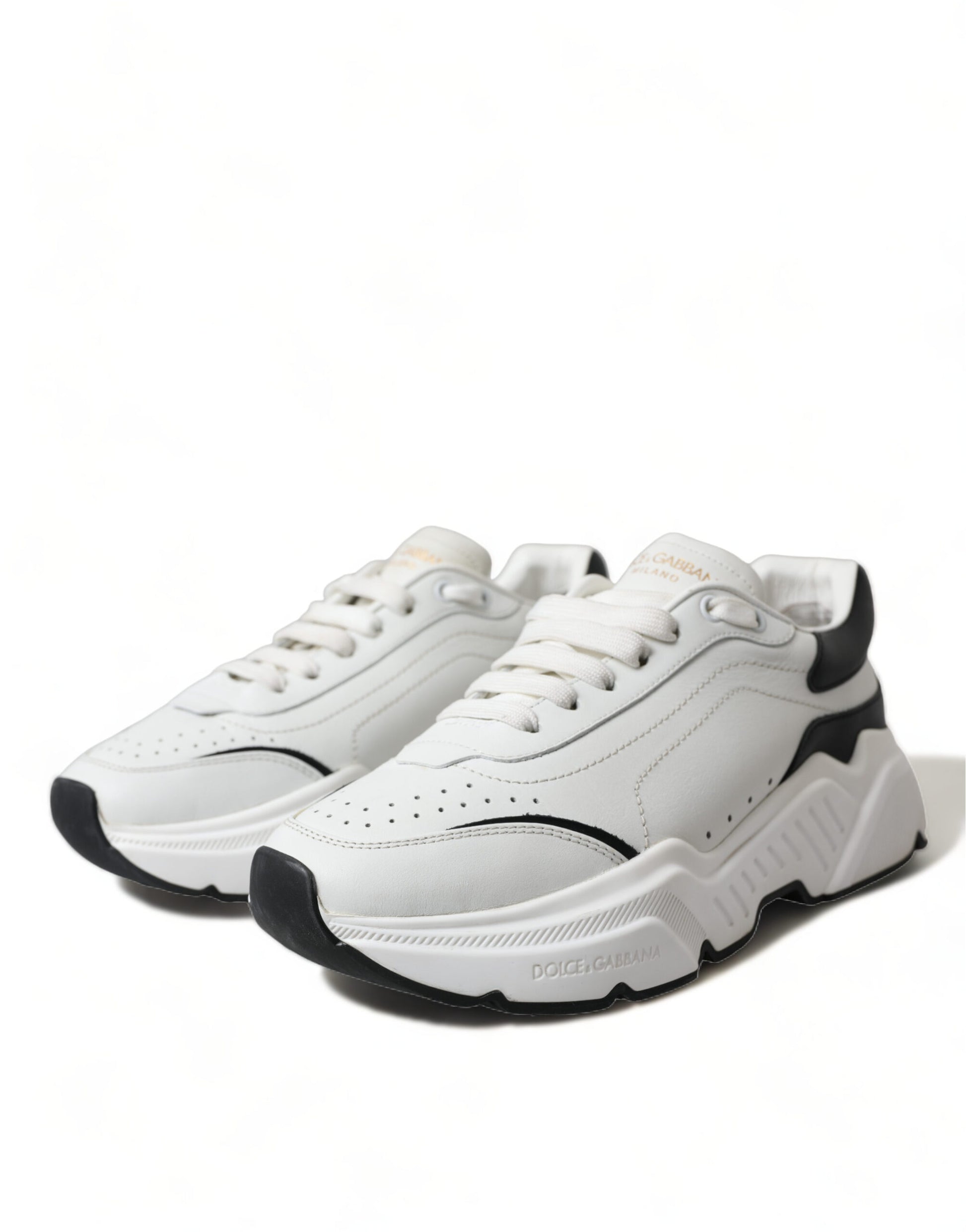 Chaussures Dolce & Gabbana Daymaster basses blanches et noires