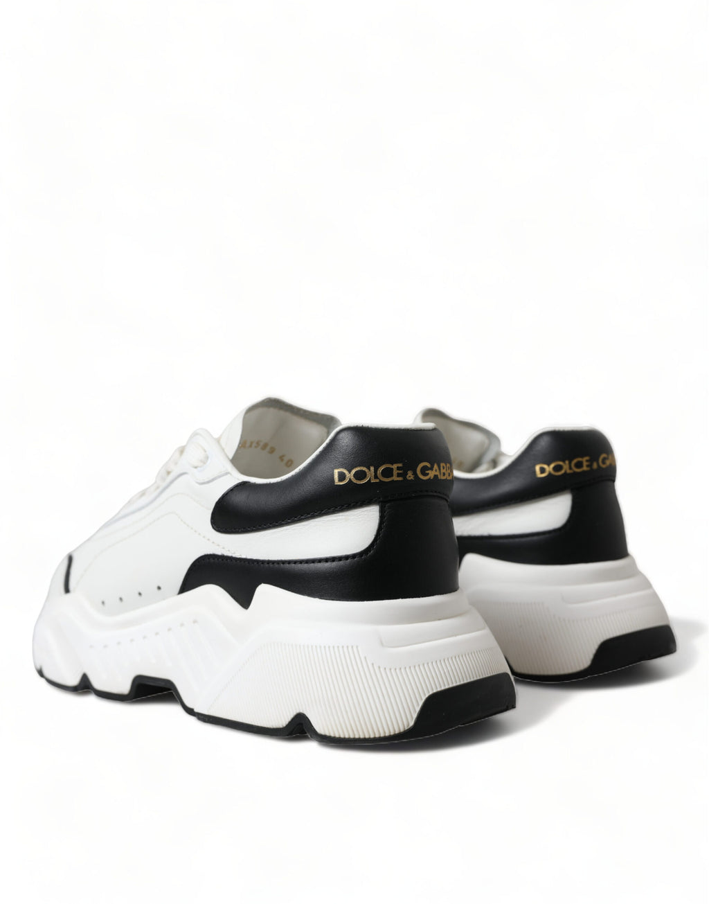 Chaussures Dolce & Gabbana Daymaster basses blanches et noires