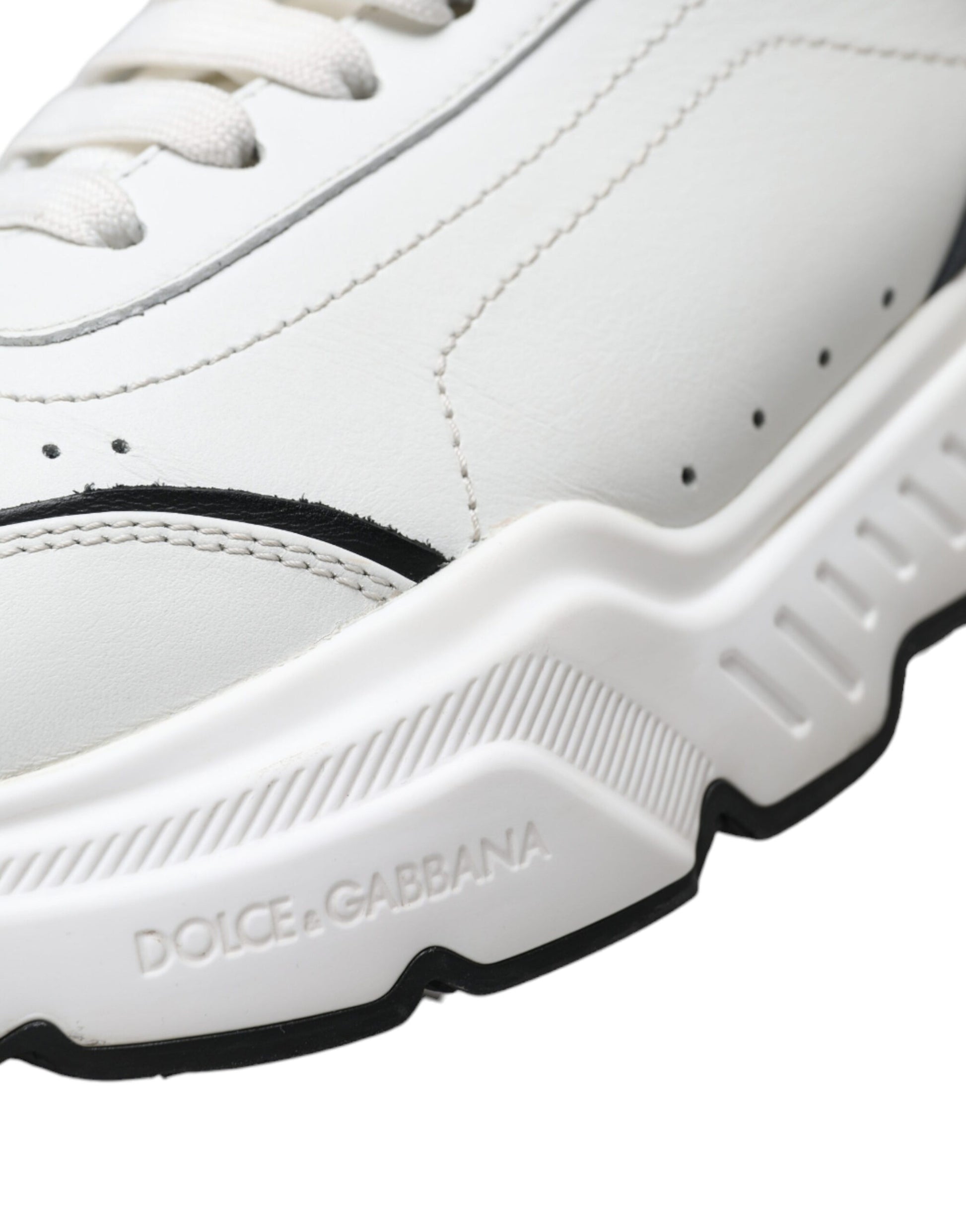 Chaussures Dolce & Gabbana Daymaster basses blanches et noires